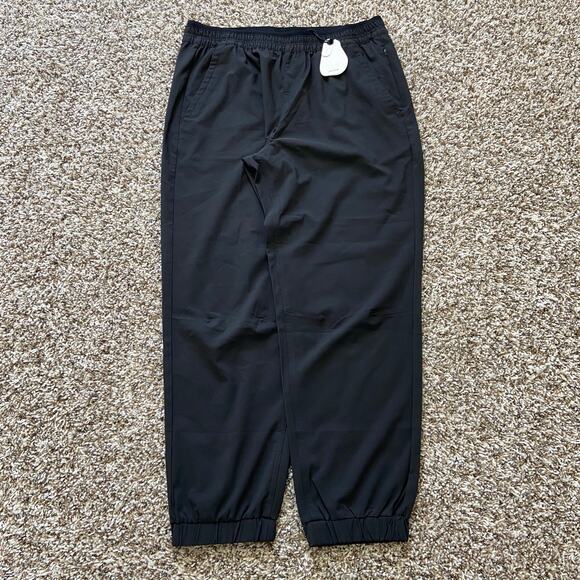Prana Wonderland Rocks E-Waist Jogger Women's L Reg Black Standard Fit Mid Rise - Picture 5 of 13